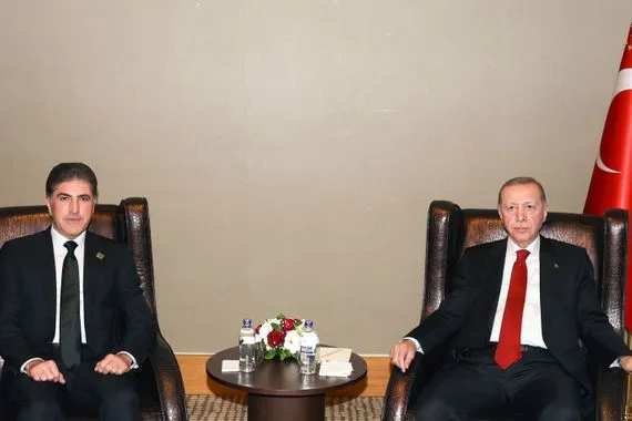 نيجيرفان بارزاني يبحث مع الرئيس التركي تعزيز التعاون بين كوردستان وانقرة