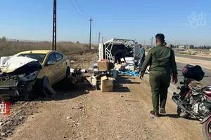 مصرع امرأة و8 إصابات "حرجة" بحادثي سير في ديالى وبغداد