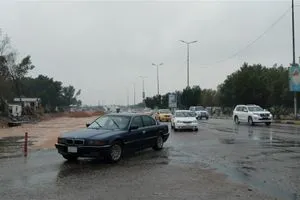 مشاهد من المحافظات العراقية تزامناً مع هطول الامطار "الغزيرة"