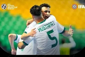 وطني الصالات يهزم السعودية بخماسية في كأس آسيا