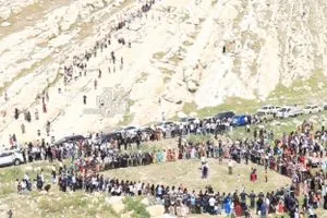شفق نيوز توثق مراسم "طواف كرجال" عند الإيزيديين في دهوك