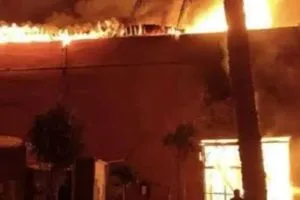 حريق يهدد عرض مسلسل "الكبير أوي 8" في رمضان