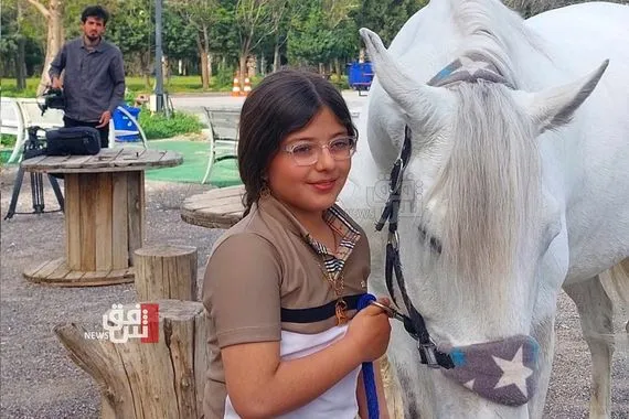 بعد أن أهداها مجموعة خيول.. حاكم دبي يعد الفارسة الكوردية بزيارة كوردستان