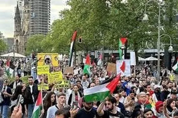 قمع تظاهرة مؤيدة للفلسطينيين في جامعة برلين