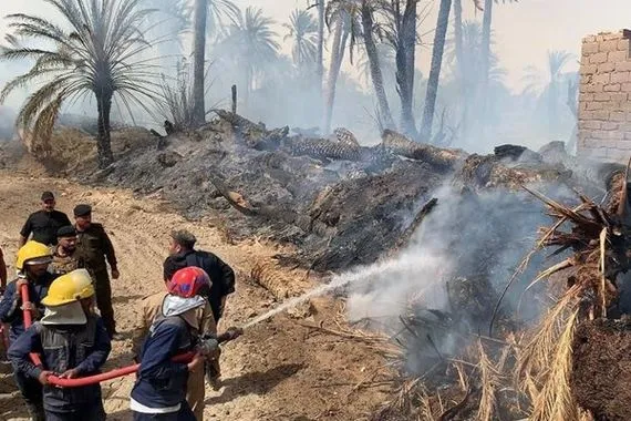 تعزيز خطة "أمن الحصاد" في ديالى بـ22 فرقة دفاع مدني