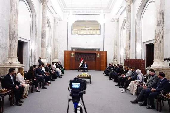 السوداني يستقبل صناع المحتوى الهادف المشاركين في مؤتمر طريق الطوفان