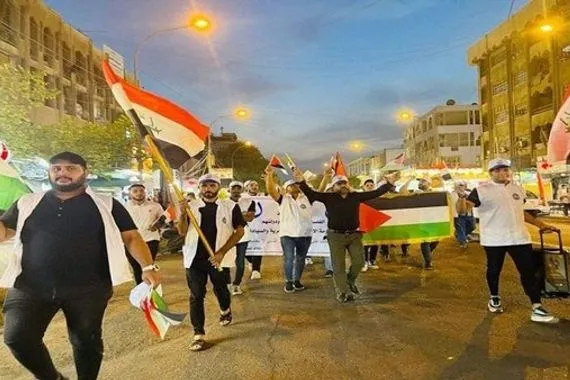 حراك شعبي يدعو لتظاهر في التحرير ردا على جرائم الكيان الصهيوني