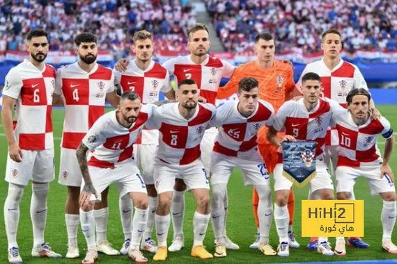 التشكيلة الرسمية لمنتخب كرواتيا لمباراة اسكتلندا