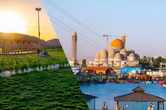 "الحدباء تعود" الموصل تحتفي بوصول البناء في منارة جامع النوري الكبير إلى 43 متراً