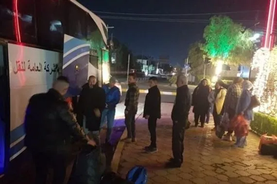 الهجرة: نقل 35 لبنانياً من بعقوبة إلى بيروت برحلة مجانية الهجرة: نقل 35 لبنانياً من بعقوبة إلى بيروت برحلة مجانية