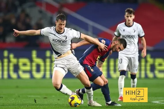 التاريخ يعيد نفسه: أوساسونا يكرر احتجاج إسبانيول ضد برشلونة