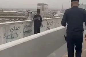 شرطة البصرة تنقذ شاباً حاول الانتحار من أعلى الجسر الإيطالي