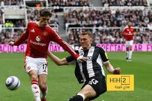 التعادل يحسم الشوط الأول من مباراة مانشستر يونايتد و نيوكاسل