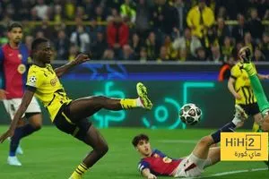 برشلونة يتأخر أمام بروسيا دورتموند في الشوط الأول