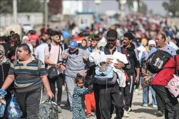 بسبب الأوامر الصهيونية.. نصف مليون نازح جديد في غزة خلال شهر