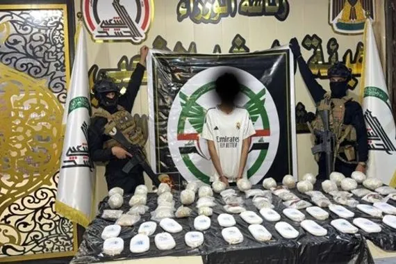 الحشد يطيح بأحد كبار تجار المخدرات في القائم