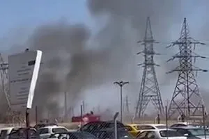 صاعقة رعدية تشعل حريقاً بحقل حنطة في ديالى