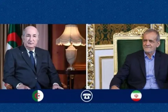 الرئيس الإيراني مستعدون لتعزيز العلاقات مع الجزائر قناة العالم الاخبارية
