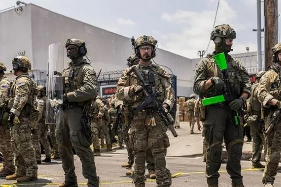 المدعي العام في كاليفورنيا ترامب داس سيادة الولاية بإعطائه الأوامر لنشر الحرس الوطني قناة العالم الاخبارية