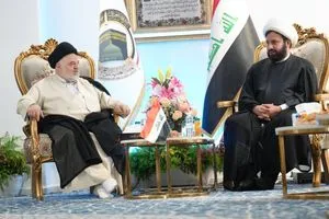 ممثل المرجع السيستاني يهنئ المسعودي بفوز بعثة الحج العراقية بجائزة لبيتم