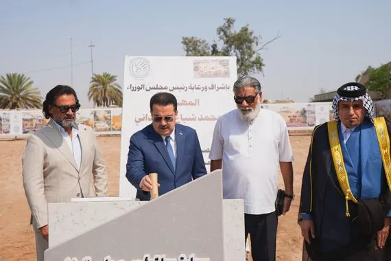 رئيس الوزراء يضع حجر الأساس لمشروع البيت الاجتماعي للإبداع