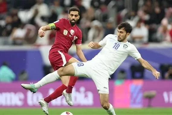 قطر تخسر بثلاثية أمام أوزبكستان في تصفيات المونديال