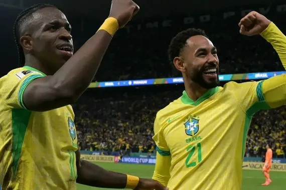 فينيسيوس جونيور يمنح البرازيل وأنشيلوتي تذكرة العبور إلى مونديال 2026 وكالة بغداد اليوم الاخبارية