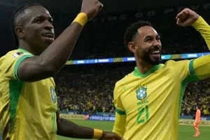 فينيسيوس جونيور يمنح البرازيل وأنشيلوتي تذكرة العبور إلى مونديال 2026 وكالة بغداد اليوم الاخبارية