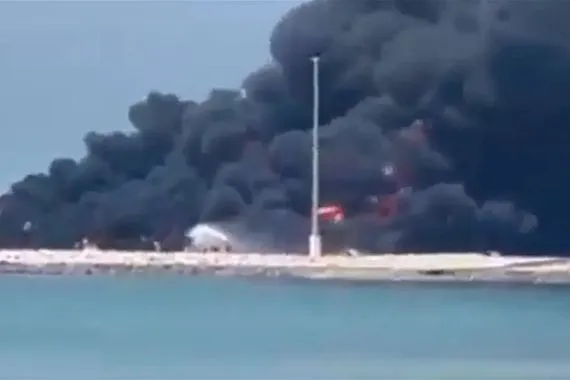 ثاني حادث خلال 72 ساعة 13 ضحية بحريق كيميائي في ميناء ايراني