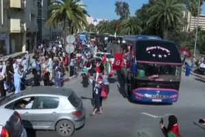 قافلة الصمود تتجه إلى غزة لكسر الحصار الظالم