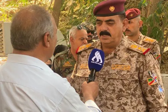 العباسي قاطع عمليات صلاح الدين مؤمن بالكامل ونلاحق داعش في عمق الصحراء وكالة الانباء العراقية واع