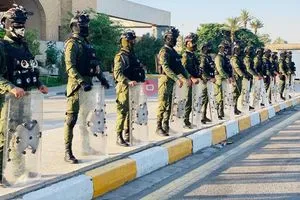 قوات حفظ القانون تنتشر قرب السفارة الأمريكية ببغداد