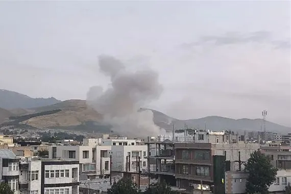 بالفيديو لحظة القصف الاسرائيلي الجديد على شيراز وتبريز