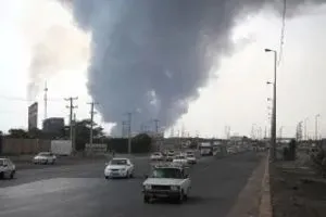 وكالة مهر الإيرانية دوي انفجار قوي في محيط قاعدة جوية بهمدان غربي إيران