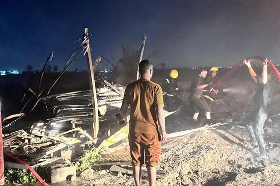 حريق في مزرعة يتسبب بوفاة امرأة بالانبار