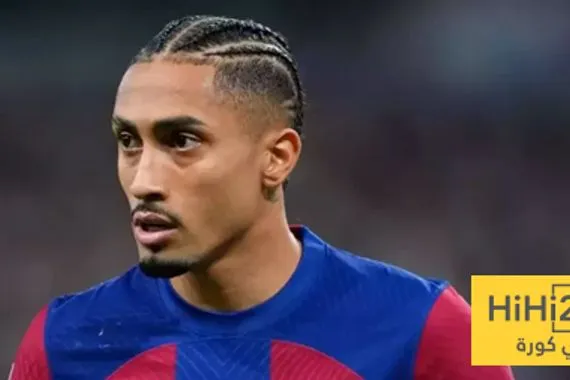 موسم استثنائي لرافينيا مع برشلونة