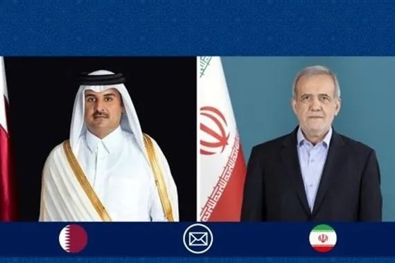 أمير قطر يجري اتصالًا بالرئيس الإيراني ويجدد إدانة الهجوم الإسرائيلي
