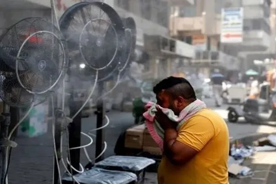 منبئ جوي يحدد موعد انحسار موجة الحر في العراق