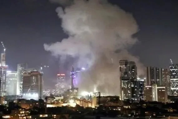 إطلاق صواريخ من إيران باتجاه الأراضي المحتلة