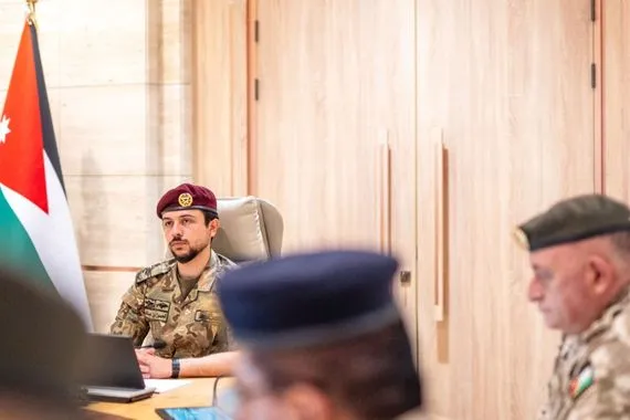 ولي العهد الأردني أمننا وشعبنا وسلامة أراضينا فوق أي اعتبار