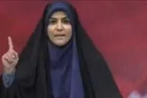 هذا ما قالته مذيعة التلفزيون الإيراني أثناء تعرضه للقصف