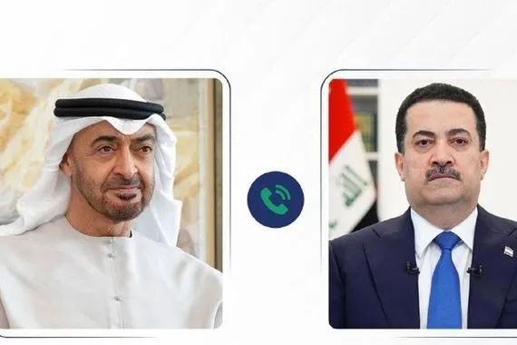 السوداني والرئيس الإماراتي يؤكدان أهمية وقف العدوان ودعم مسار المفاوضات بين إيران والولايات المتحدة