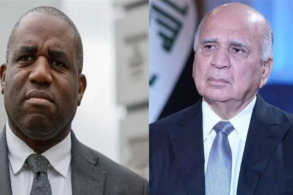 وزير الخارجية لنظيره البريطاني انتهاك إسرائيل للإجواء العراقية خرق صارخ للقانون الدولي