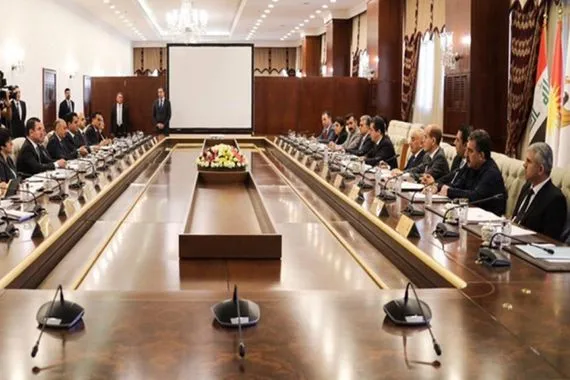 مجلس وزراء كردستان يعقد اجتماعه لبحث المستجدات وملفات خدمية
