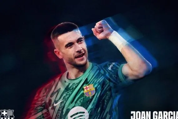 رسمياً برشلونة يتعاقد مع الحارس جوان غارسيا حتى 2031