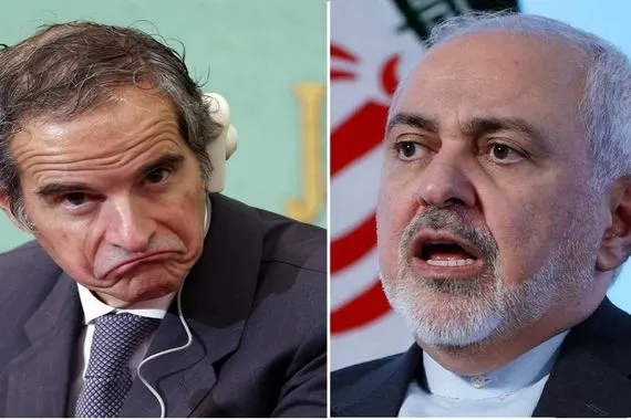 بتهمة التواطؤ بالعدوان على إيران جواد ظريف يطالب بمحاكمة غروسي شفق نيوز