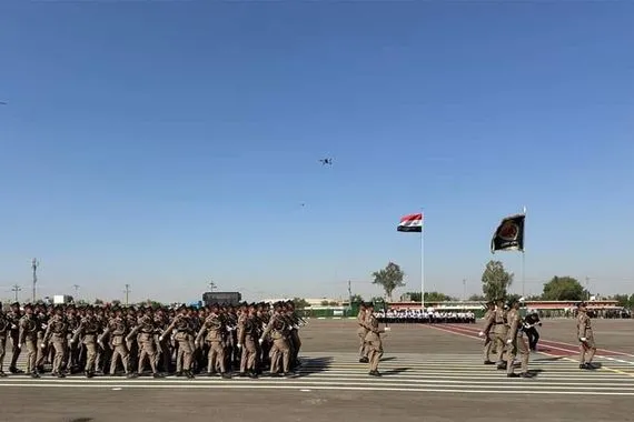 بينهم حشد شعبي وفرقة ذهبية الكلية العسكرية الرابعة تخرّج طلاب الدورة 88