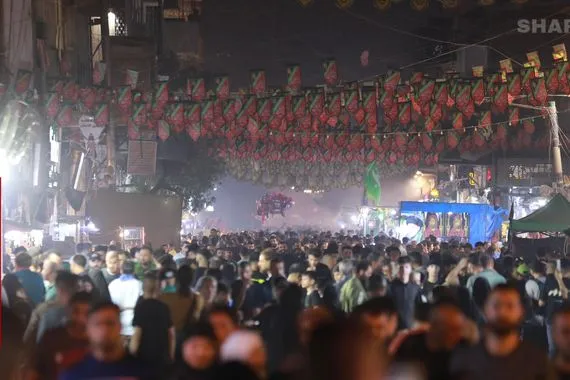 عاشوراء بغداد شارع الكفاح يتشح بالسواد على وقع أيقونة المواكب صور شفق نيوز