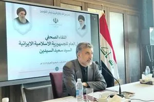 الشكر للسيد السيستاني أولًا القنصل الإيراني في النجف يشرح للصحفيين كواليس المعركة