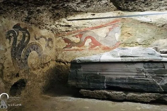 العثور على مدفن إتروسكي سليم عمره 3000 عام في ايطاليا وكالة الانباء العراقية واع